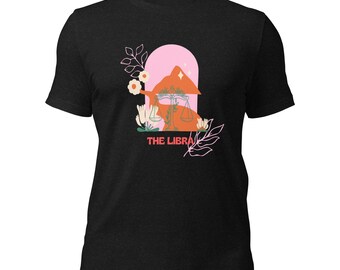 Camiseta con estampado del zodiaco Libra