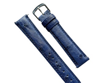Artisan Genuine Ostrich Leather Strap