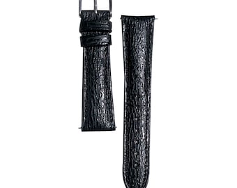 Black Mariner Sharkskin Strap