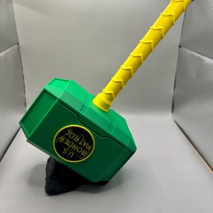 Thor Hammer - Home Display - Inspired Collectible - A Unique Hammer - Border Partol Hammer - border Thor Hammer