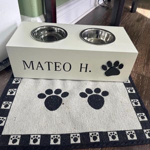 Support de gamelle pour chien surélevé avec alimentation lente, mangeoire pour chien sur mesure image 17