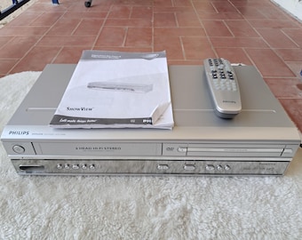 Philips DVP620VR Combiné Lecteur DVD - Magnétoscope VHS - Entièrement révisé