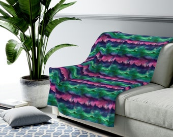 Aurora Borealis - Noorderlicht Velveteen Pluche Deken