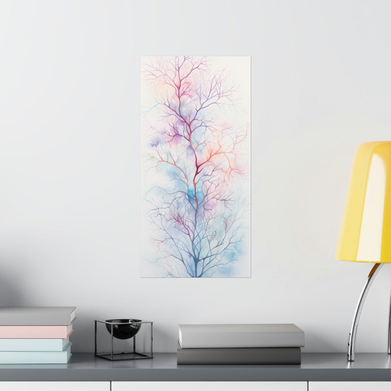 Neuro Art Poster: Lebendiges Synapse Design - 11x22" Museumspapier, Archival Inks - Perfekt für Wartezimmer Bild 6
