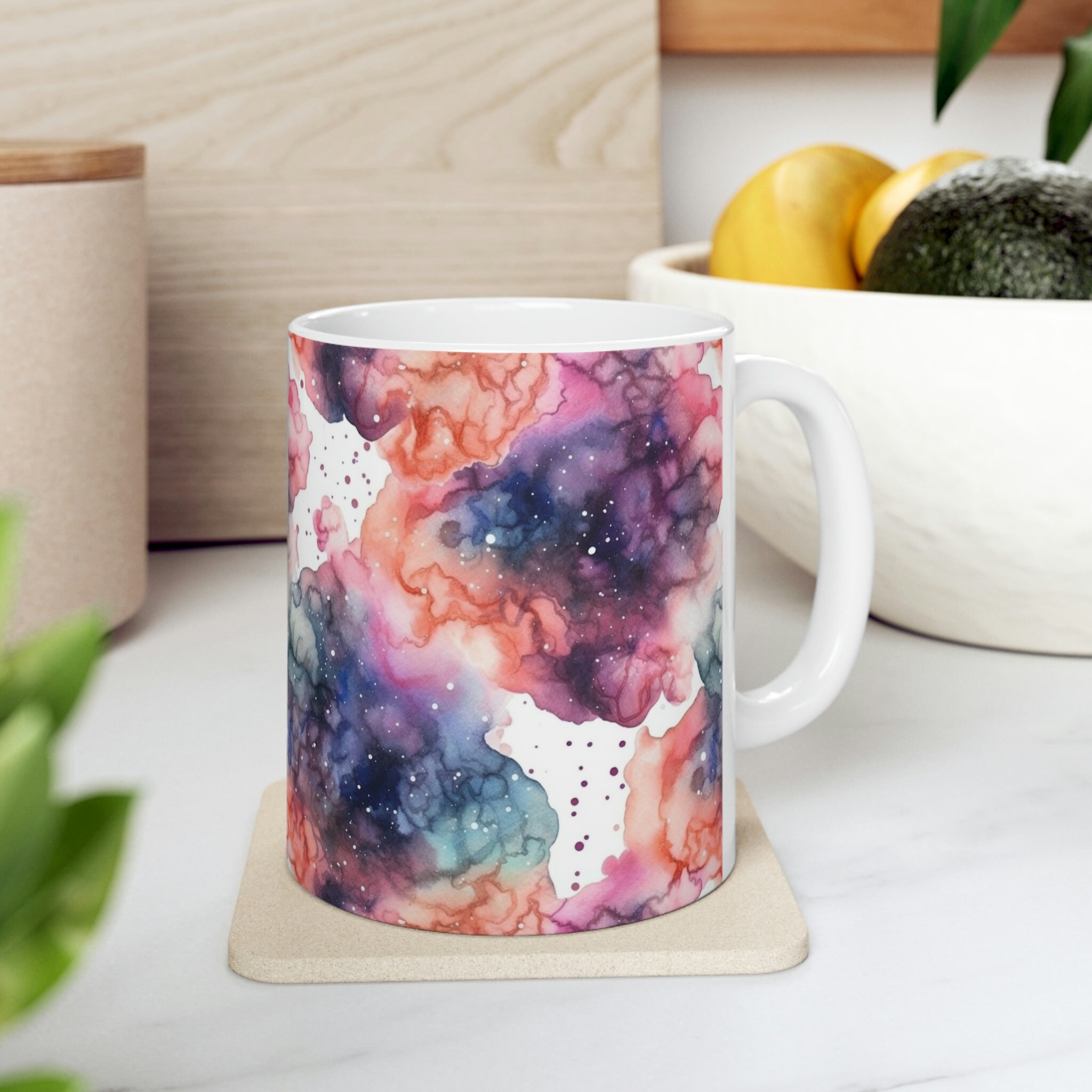 Starry Brain Mug | Perfect Gift for Science and Astronomy Lovers, Psychologists, and Students | 11oz Ceramic