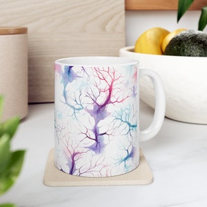Neuroscience Brain 11 oz Mug | Synapse & Neuron Mug, Brain Science Neurology Mug, Future Doctor Gift, Nursing Student Gift, Pharmacist Gift