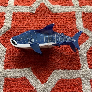 blue whale shark Hair Claw Clip - kawaii