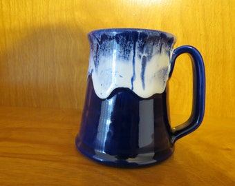 Handthrown ceramic mug, porcelain coffee mug