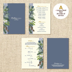 Hochzeitskarten | Weihnachts-Ordenservice | Exklusive Hochzeitspapeterie | Ordnungsdienst
