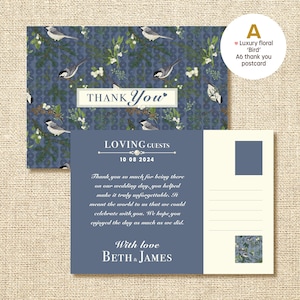 Suites de invitación de boda / Postales de agradecimiento / Tarjetas de agradecimiento con fotografías / Impresión de lujo