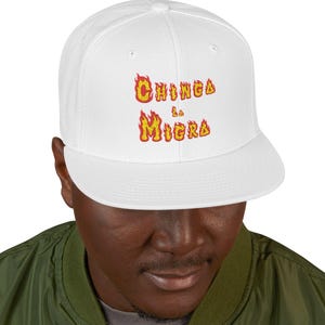 Chinga La Migra Embroidered Snapback Hat, Mexican Protest Cap, Political Activist Gift, Immigration Rights, Trendy Hats, Abolish ICE, Latino