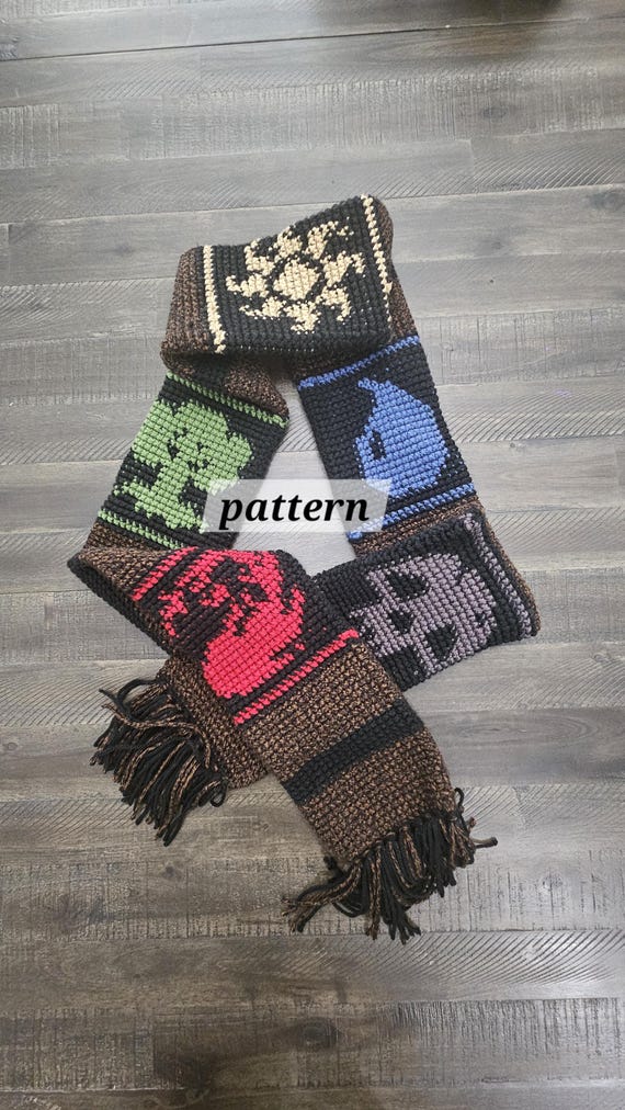 The Monarch - MTG scarf pattern