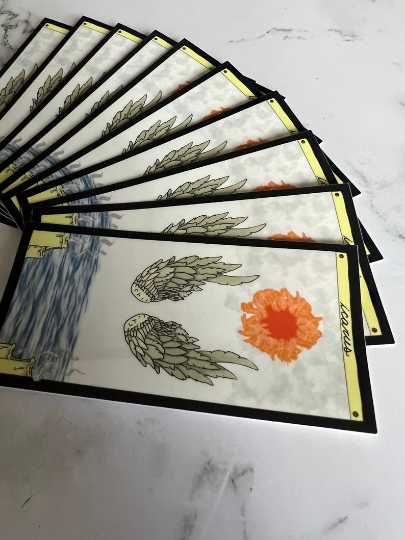 Icarus Oracle Vinyl Sticker | Waterproof bild 2