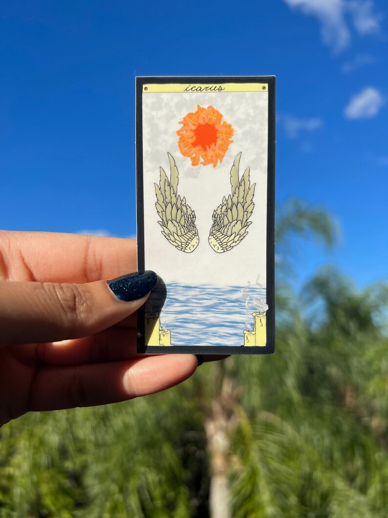 Icarus Oracle Vinyl Sticker | Waterproof bild 4
