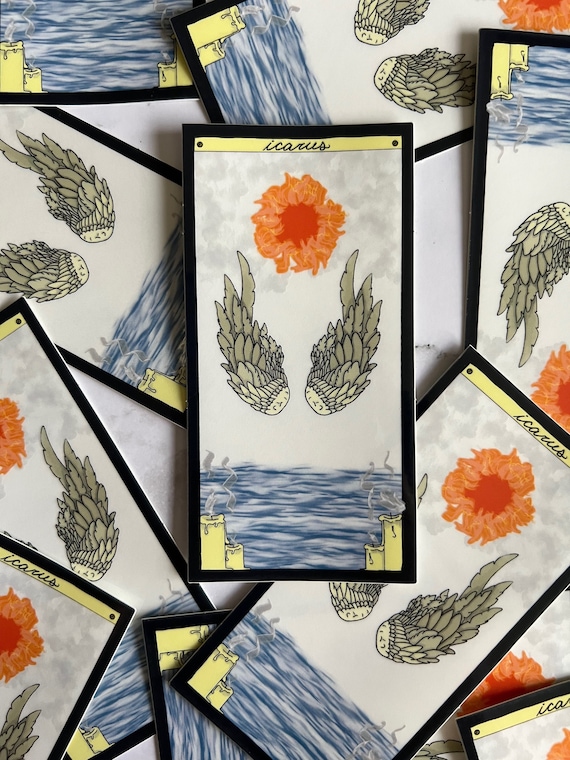 Icarus Oracle Vinyl Sticker | Waterproof