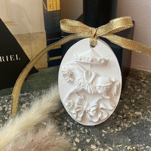 Plaster product &quot;Florentine Sachet&quot;-Plaster figures-Gift - Home Decor - Gypsum - Handmade - Home Design - Eco friendly