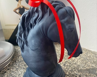 Grande bougie tête de cheval - Bougie en forme - Bougie sculpture - Cadeau - Décoration d&#39;intérieur - Cire de soja - Fait main - Décoration d&#39;intérieur - Respectueux de l&#39;environnement