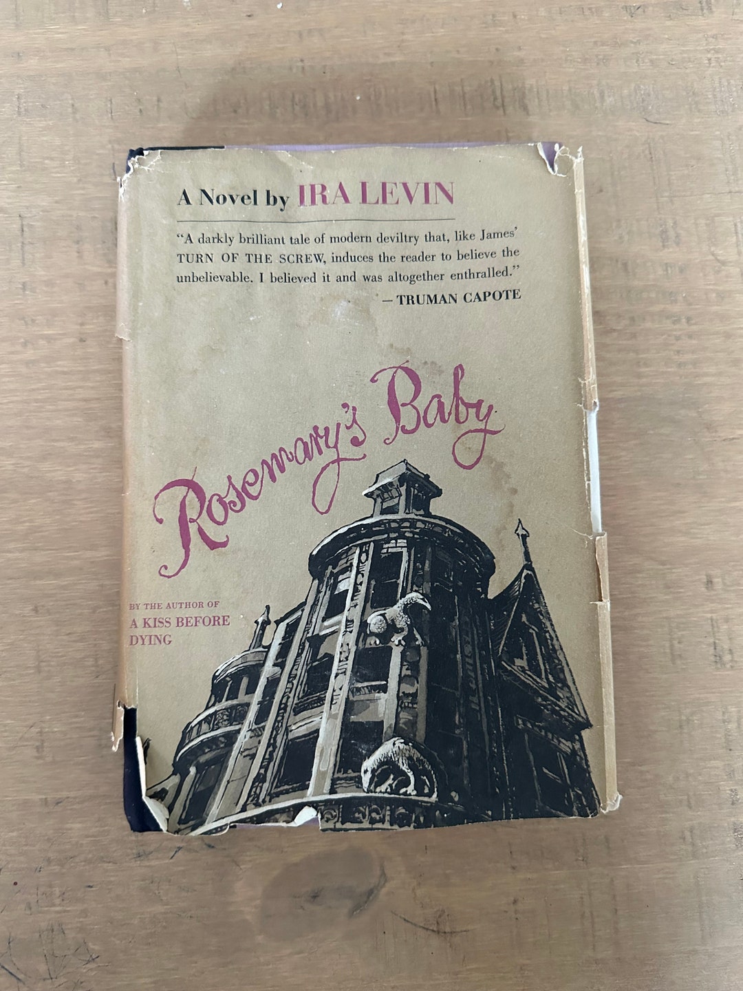 Rosemarys Baby First Edition 1967 Vintage Hardcover Novel Etsy