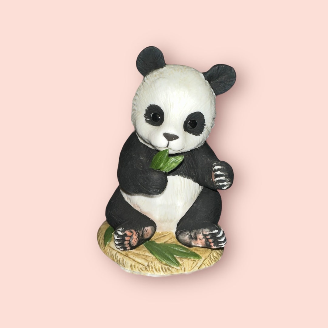 パンダデザインの浅いボウル Shirokuma Cafe Panda-kun DX Soft Vinyl Figure Banpresto