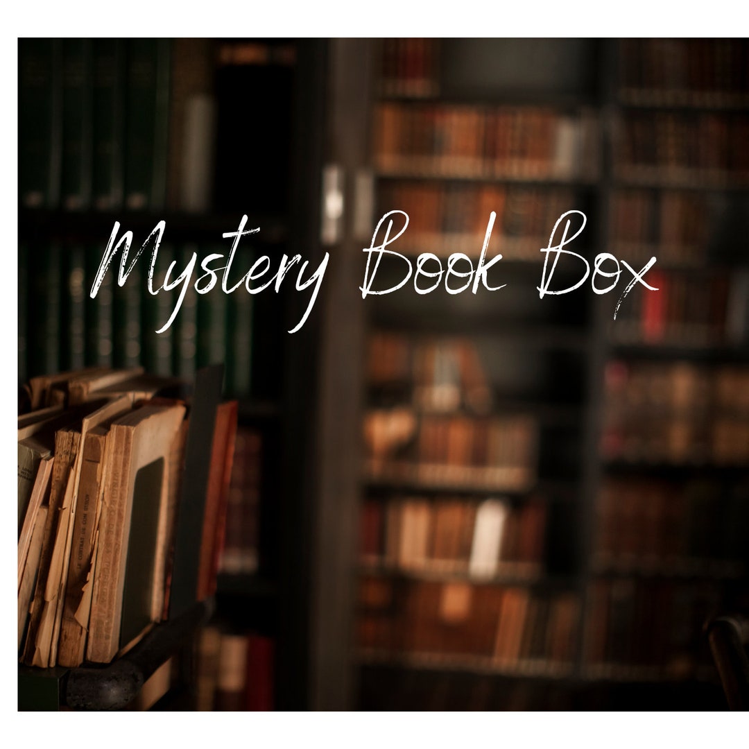 Vintage and Antique Book Mystery Box Instant Library Unique Gift