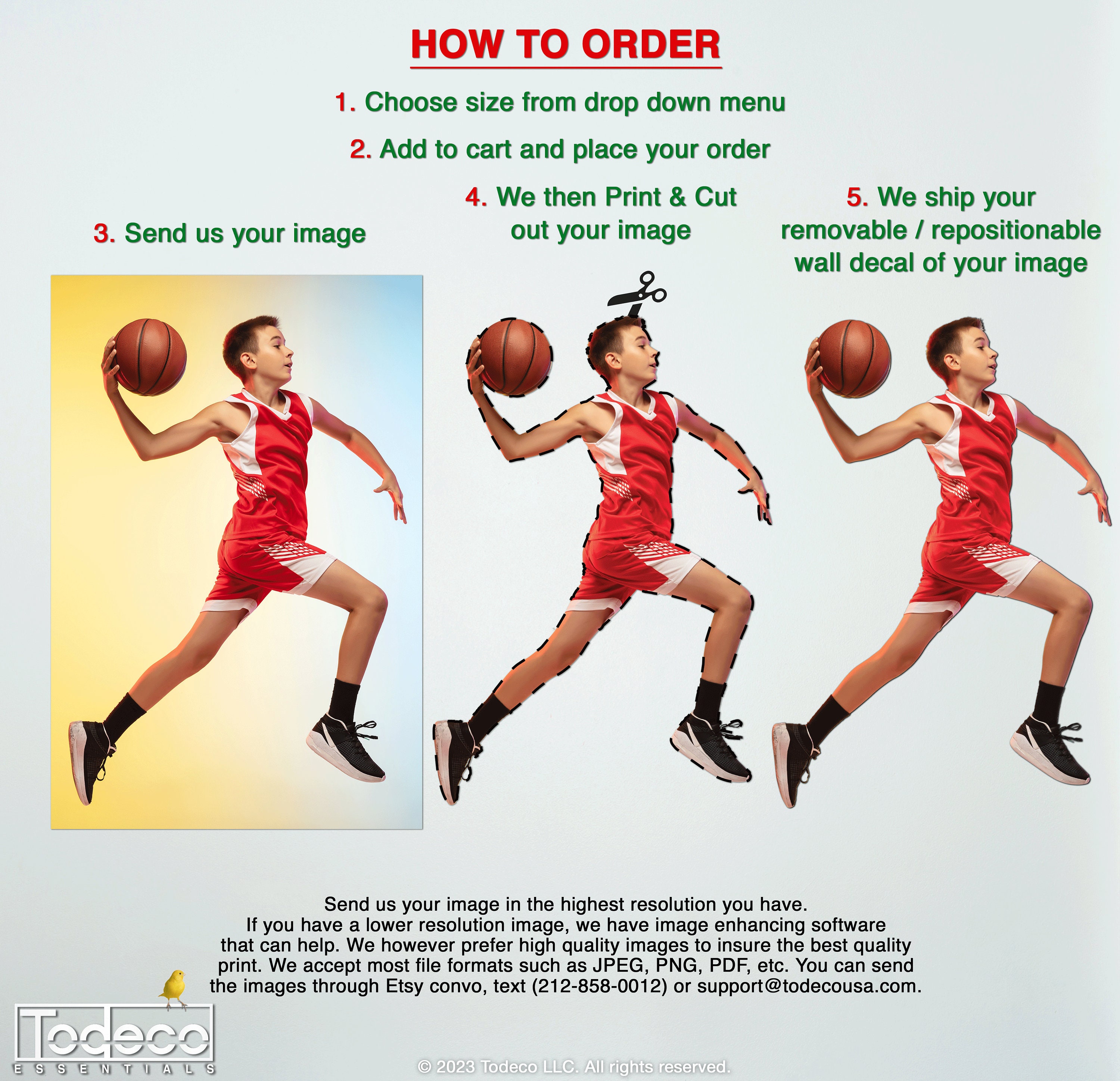 Custom Life Size Wall Decal, Custom Photo Wall Decal, Die Cut Full Body Wall Decal