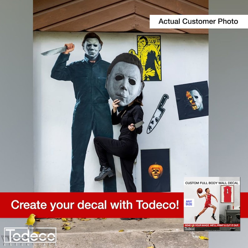 Custom Life Size Wall Decal, Custom Photo Wall Decal, Die Cut Full Body