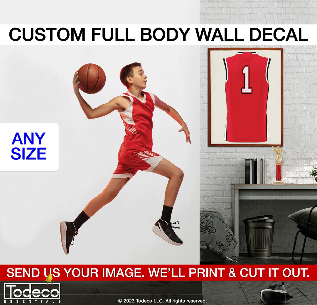 Custom Life Size Wall Decal, Custom Photo Wall Decal, Die Cut Full Body