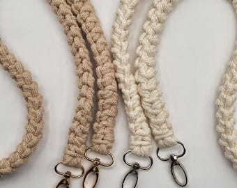 Crocheted bag strap with 2 carabiner hooks – custom length | Bag strap | Shoulder strap | Bag accessory | Replacement bag strap