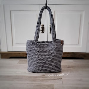 Gehäkelte Schultertasche/Shopper gehäkelt/Häkeltasche groß/Häkeltasche zum Umhängen