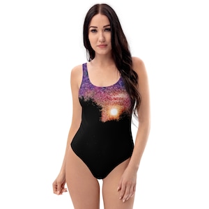 Full Moon One-Piece Swimsuit