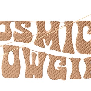 Cosmic Cowgirl Embroidery File