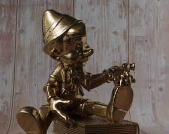 The unique golden Pinocchio