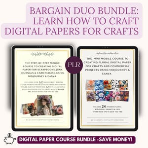 Pacchetto di corsi di progettazione di carta digitale, Crea pagine di diario e biglietti d'auguri digitali, Corso di progettazione digitale Midjourney per principianti