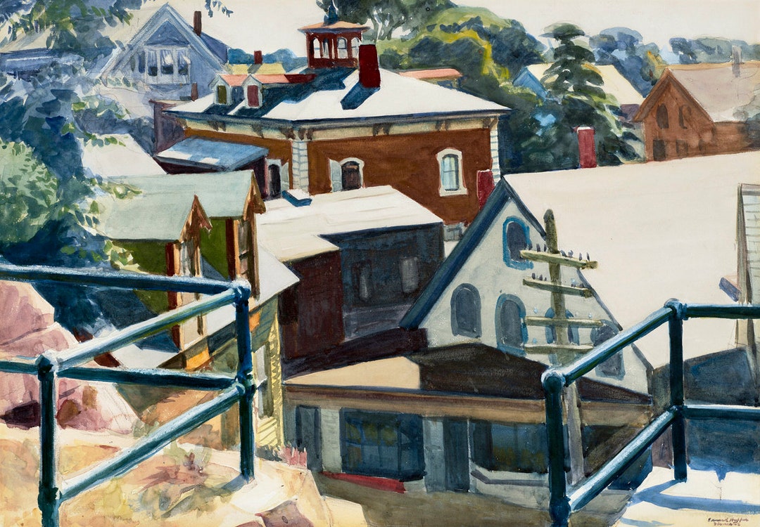 mpresson de qualté Gloucester Harbour par Edward Hopper - Frame Me mpresson de qualté Gloucester Harbour par Edward Hopper - Frame Me