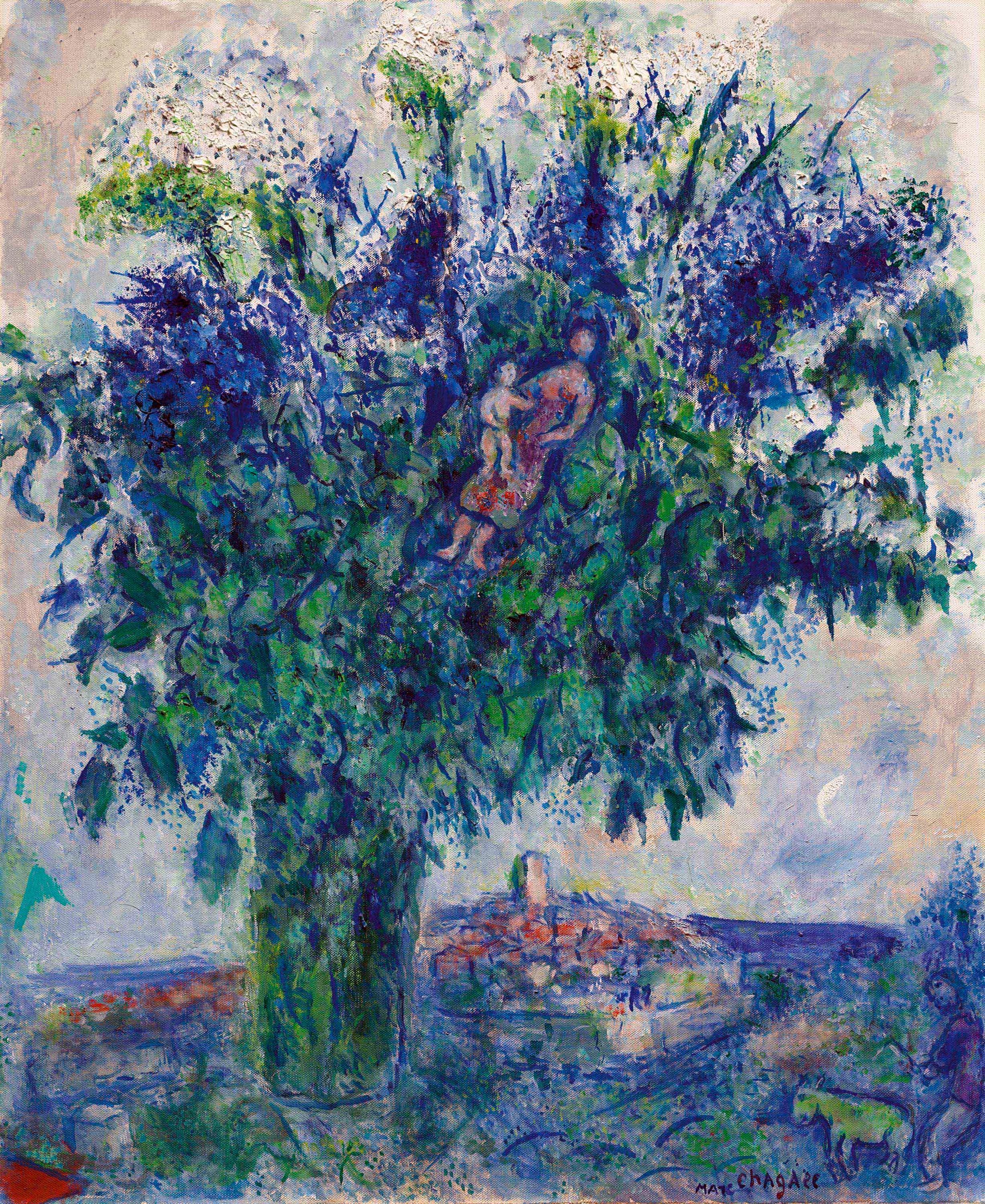 Marc Chagall、LA BELLE DE NUIT、海外版超希少レゾネ Marc Chagall 