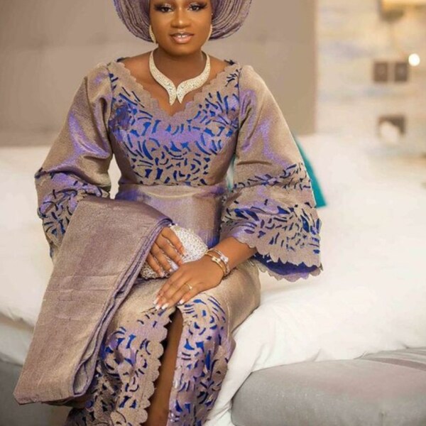 Toni Aso-Oke Skirt