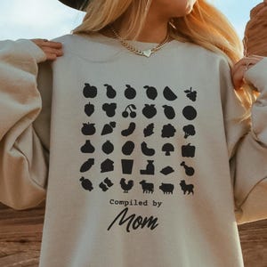 Custom Name Farmers Wife Gift, Personalized Micro Farm Sweatshirt, Homestead Living Crewneck, Cozy Country Life Top