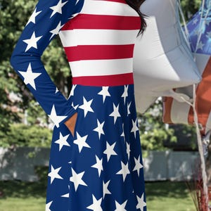 Womens Red White and Blue Dresses
