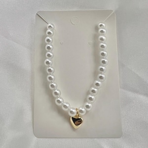 Pearl Heart Necklace