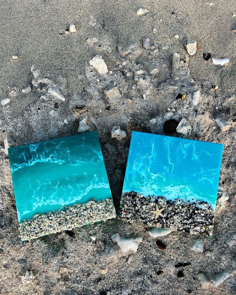 Homemade Resin Wall Hanging or Table Top Art Etsy