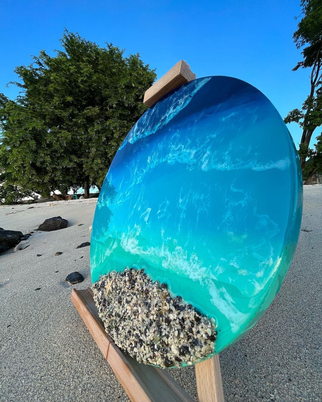 Homemade Resin Wall Hanging or Table Top Art Etsy