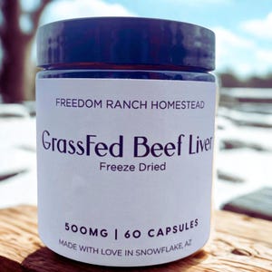Grass-Fed Beef Liver Capsules