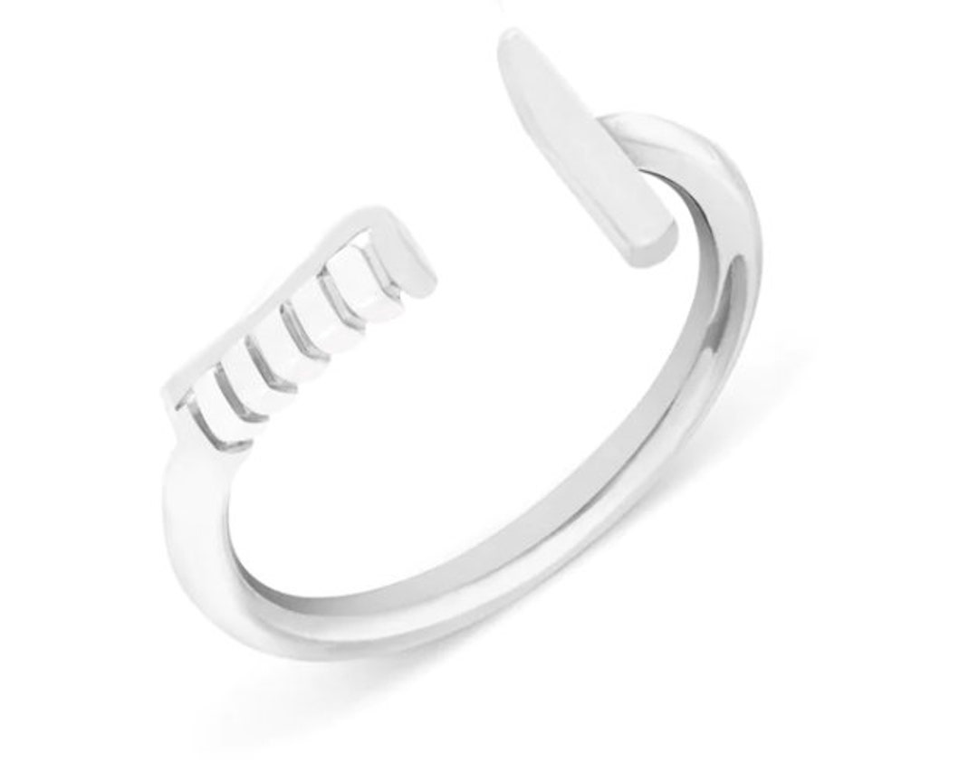 Silver POLO Mallet Ring Etsy