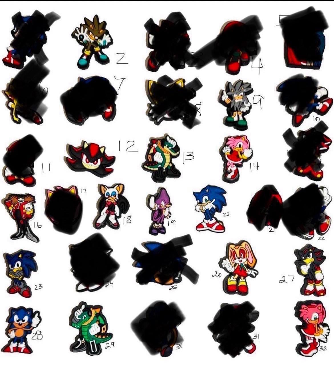 Lot De 14 Charms Pour Crocs - Breloques Sandales - Thème Océan & Gaming - Neufs Sans Boîte