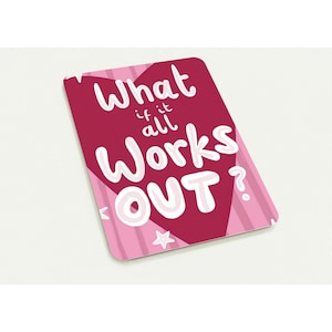 Et si tout s'arrangeait ? – Lot de 10 cartes postales A5 avec affirmations positives avec enveloppes