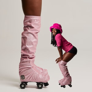 Roller Skate Cover, Pink Cover, Green Cover, Blue Cover, Skate, Shimmery, Shimmery Cover, Boot Cover