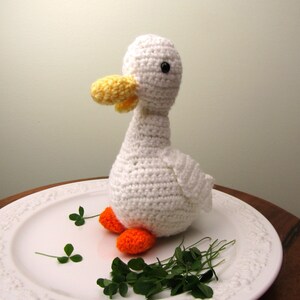 Duck Stuff Tier Kinderzimmer Dekor für Bauernhof Kinderzimmer Baby-Dusche-Geschenk für Vogel-Liebhaber häkeln Ente Plushie Handmade Ente Spielzeug