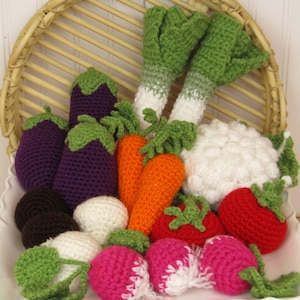 Crochet Vegetable Set