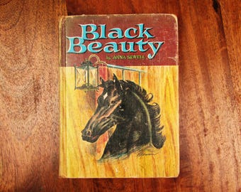 Vintage Black Beauty Book - 1955 Edition - Anna Sewell - Horse Lover Gift
