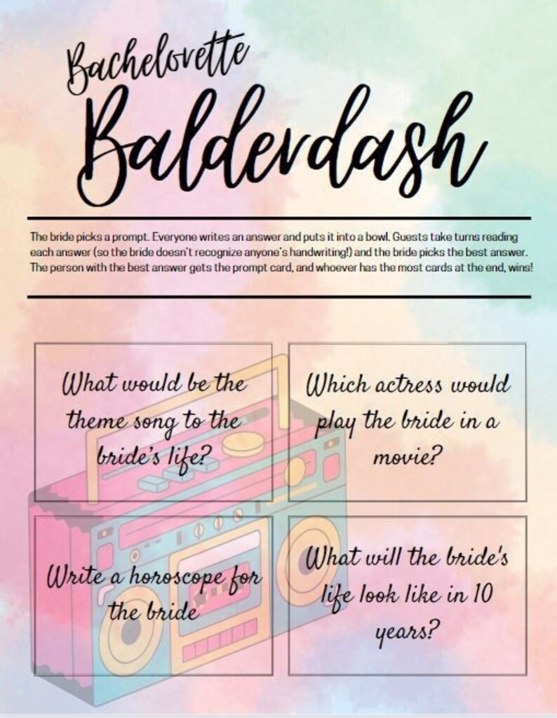 Bachelorette Hen Bridal Shower - Il 794xN.4770907091 J9cf